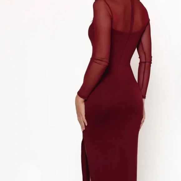 FARROW LONG SLEEVEMIDI
DRESS - WINE - Picture 7 of 8